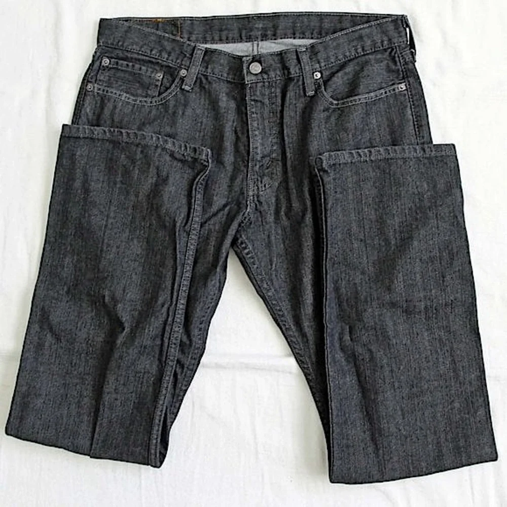 Levi Strauss 514 Black Jeans Size 36 x 34 - Picture 3 of 9